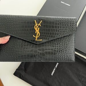 YSL clutch UPTOWN POUCH